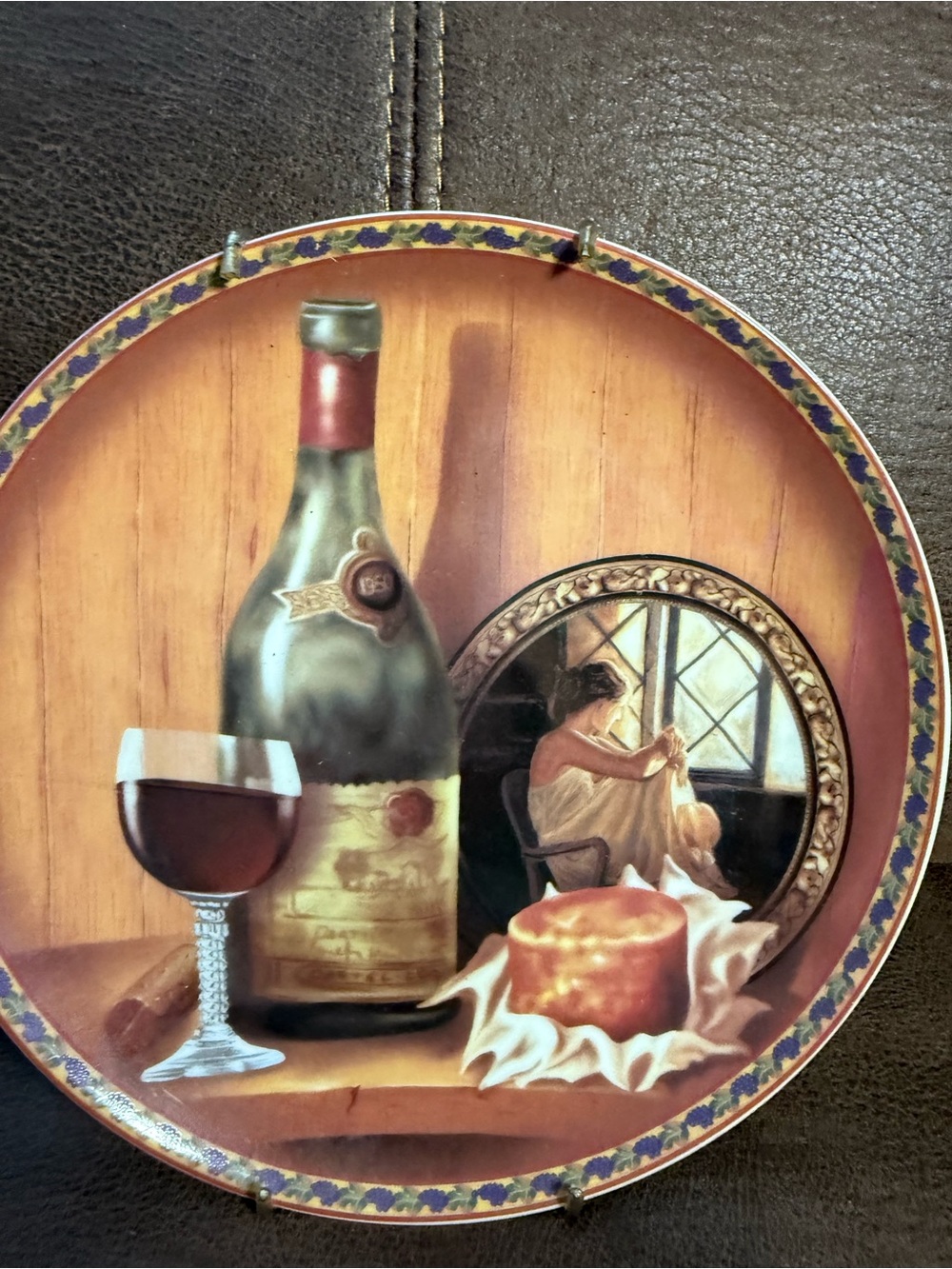 Gourmet Collection Formalities By Baum Brothers Decorative Wine Plate Le Delice